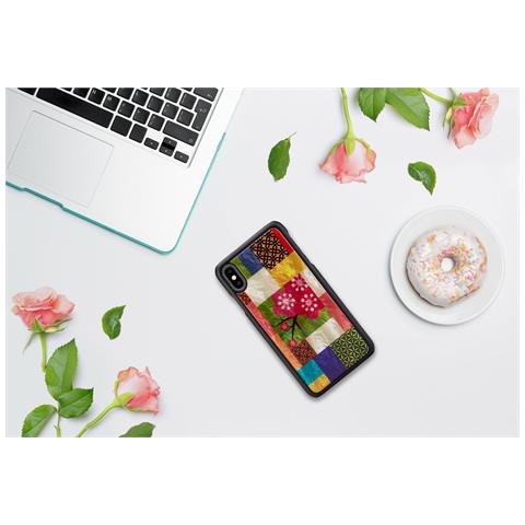 Custodia Per Iphone Xs Max, Nera Con Motivo Di Fiori Di Ciliegio. - Foto 4
