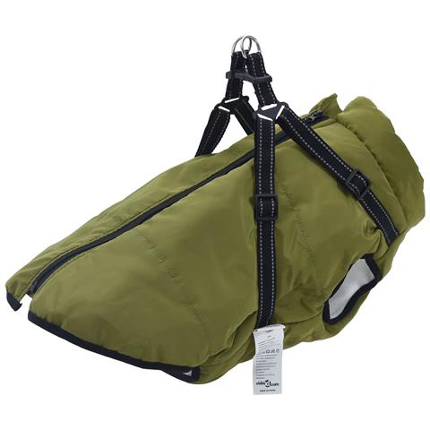 Cappotto per Cani Verde militare L48 Pile e Poliestere - Foto 1