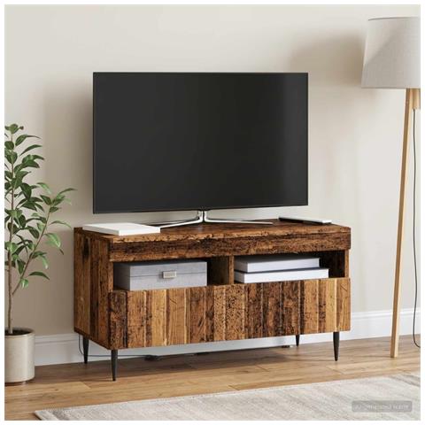Mobile TV LED Legno antico Legno ingegnerizzato - Foto 2
