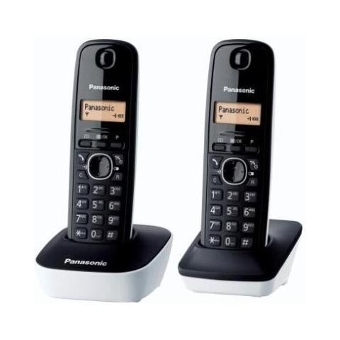KX-TG1612JTW Cordless Duo - Bianco / Nero - Foto 1