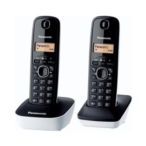 KX-TG1612JTW Cordless Duo - Bianco / Nero - Foto 8