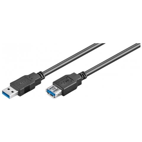 CAVO PROLUNGA USB 3.0 A / A M / F 3.0 mt NERO - Foto 2