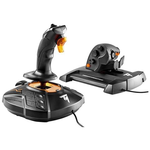 Joystick di volo T. 16000M FCS con tecnologia magnetica di precisione H. E. A. R. T + manetta TWCS per PC - Foto 2