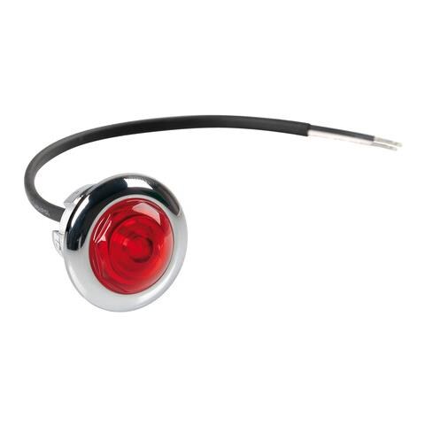 Luce Da Incasso Rossa 12/24v R-19 Cromata - Foto 1