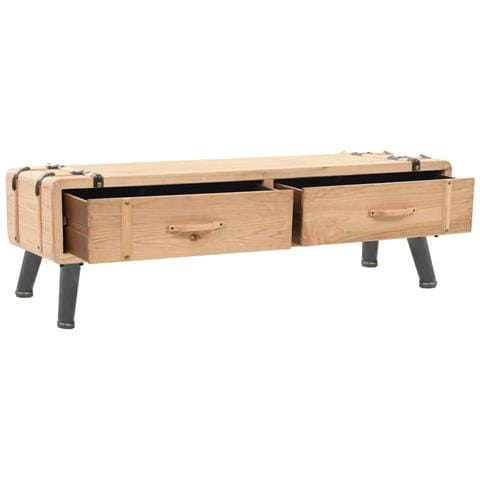 Mobile TV in Legno Massello di Abete 120x33x35 cm - Foto 9