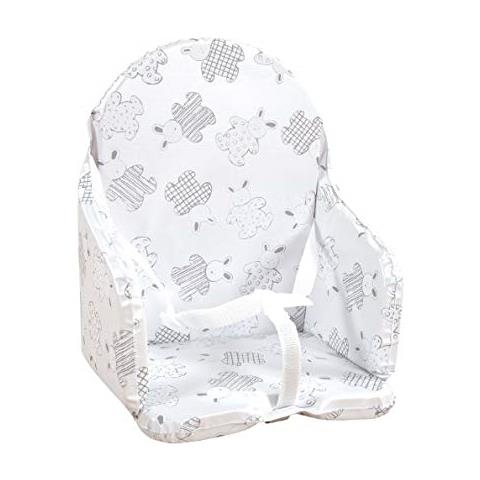 Cuscino Per Seggiolone, Con Cinghie, Rosa - Foto 2