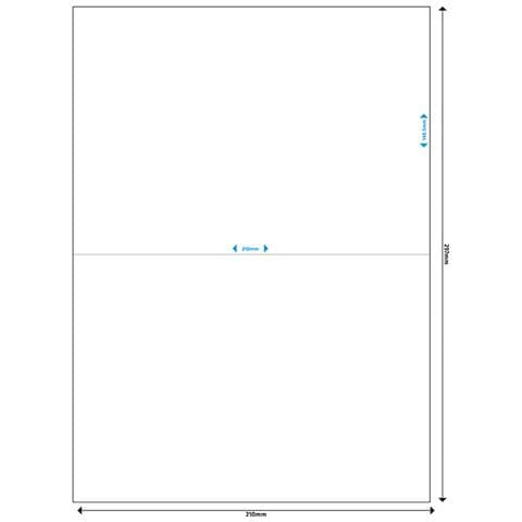 Etichette Multiuso Adesive 210x148,5 Mm, Bianco, Confezione 100 Pezzi - Mrink141 - Foto 3