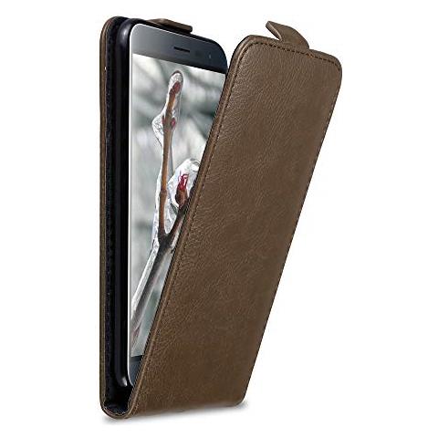 Custodia Compatibile Con Asus Zenfone 3 In Bruno Caffè - Coperchio Protettivo In Design Flip Con Chiusura Magnetica - Foto 1