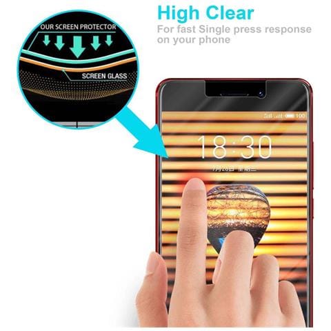 Pellicola Di Armatura Compatibile Con Meizu Pro7 In Elevata Trasparenza - Vetro Temperato (tempered) Di Protezione Del Display In Durezza 9h Con 3d Touch - Foto 8