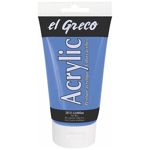 Colore Acrilico El Greco 150 Ml Pale Blue - Foto 1