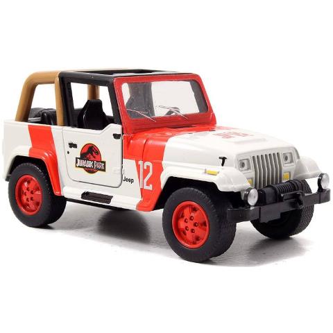 SBA253252019 Jurassic Park - Jeep Wrangler in scala 1:32 Diecast - Foto 1