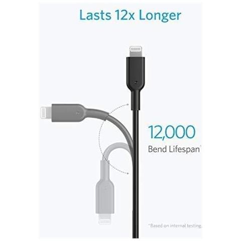 Usb C A Lightning Cavo 3 Piedi Di Apple Mfi Certificato Powerline Ii Per Iphone X Xs Xr Xs Max 88 Inoltre Supporta Power Delivery (per Lutilizzo Con Il Tipo C Caricabatterie)  - Foto 2