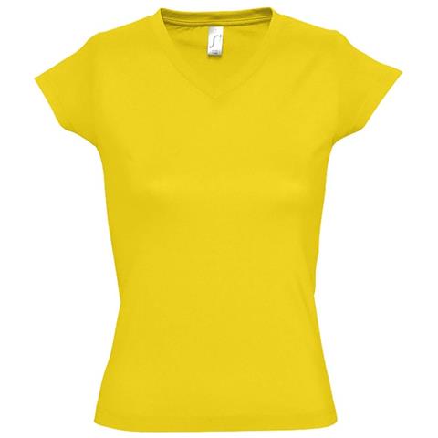 Moon T-shirt Donna - Scollo A V - Colore E Taglia - Blue Royal S - Foto 1