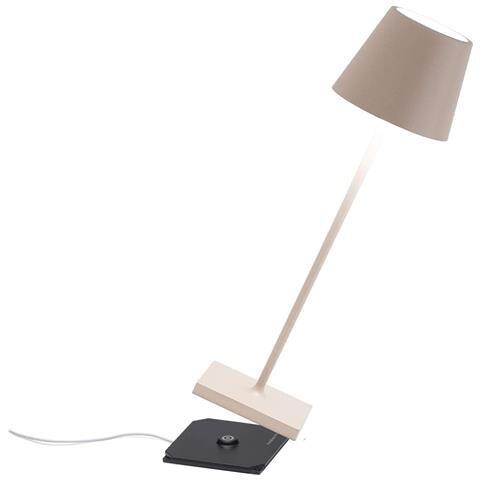 Lampada A Led Da Tavolo Poldina Pro Sabbia Ricaricabile E Dimmerabile Con Batteria Fino A 12 Ore - Foto 3