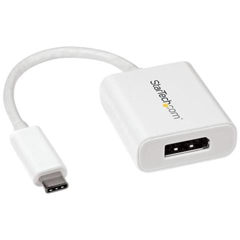 Adattatore video USB-C a DisplayPort - Convertitore USB Tipo-C a DP - 4k 60hz - Bianco - Foto 1