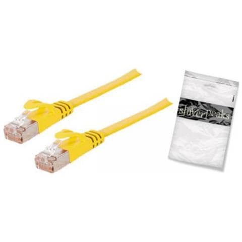 U / FTP, Cat. 7, slim, 3.0m 3m Cat7 U / FTP (STP) Giallo cavo di rete - Foto 1