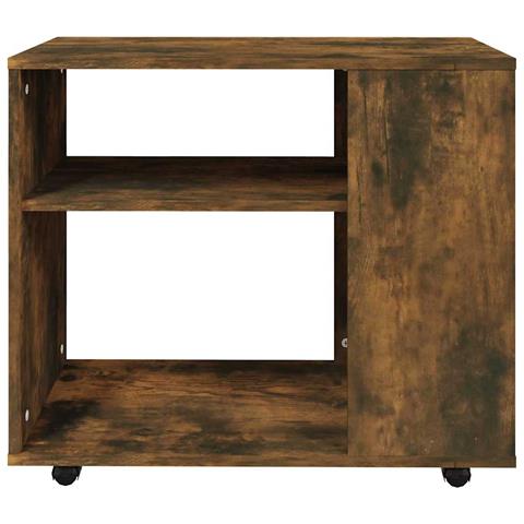 Tavolino Da Salotto Rovere Fumo 70x35x55cm Legno Multistrato - Foto 7