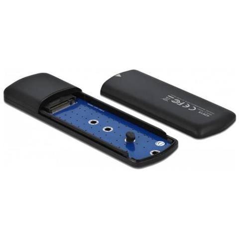 42615 Contenitore Di Unità Di Archiviazione M. 2 Alloggiamento Ssd Nero - Foto 3