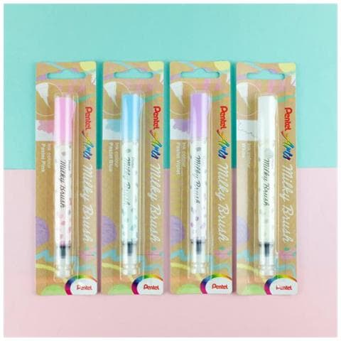 Milky Evidenziatore 1 Pz Punta Del Pennello Arancione - Foto 2