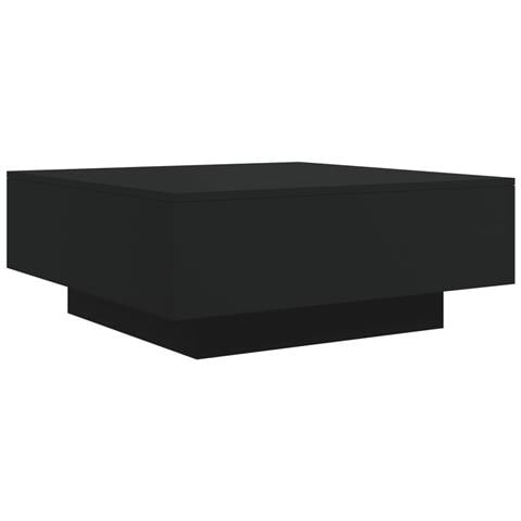 Tavolino Da Salotto Nero 80x80x31 Cm In Legno Multistrato - Foto 2