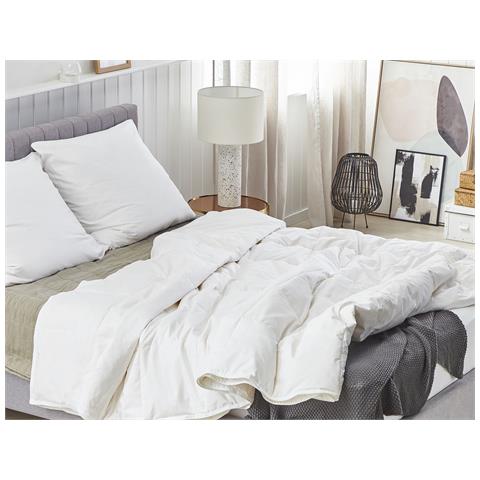 Piumino In Cotone Doppio Strato 4 Stagioni 155 X 220 Cm Taufstein - Foto 1