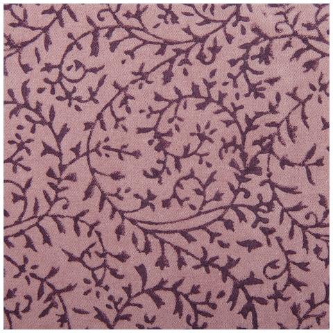 Set Di 2 Cuscini Romneya Velluto 45 X 45 Cm Rosa Trama Floreale - Foto 2