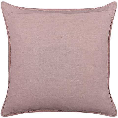 Set Di 2 Cuscini Romneya Velluto 45 X 45 Cm Rosa Trama Floreale - Foto 7