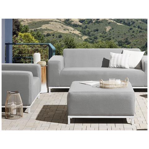 Poggiapiedi Da Giardino Grigio E Bianco Rovigo - Foto 1