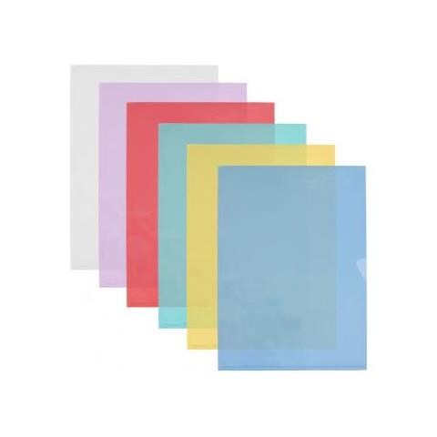 Oxford 100210764 Cartella Pvc Blu, Verde, Porpora, Rosso, Trasparente, Giallo A4 - Foto 1