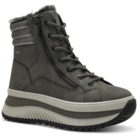 Dark Grey Casual Closed Booties Stivaletti Sintetico E Tessile Scarpe Donna Grigio Eu 37, 5-26238-43 235 - Foto 1