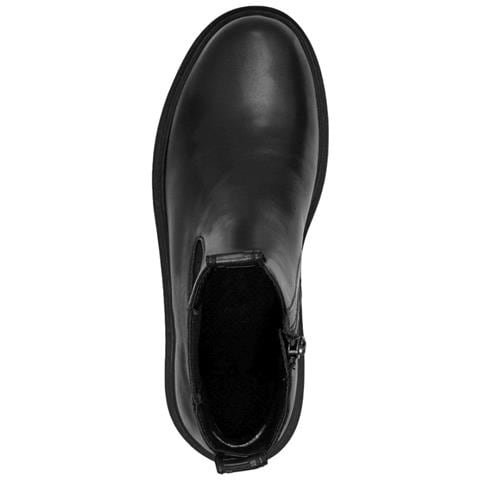 Black Leather Casual Closed Chelsea Booties Stivaletti Pelle Scarpe Donna Nero Eu 39, 1-25436-41 003 - Foto 3