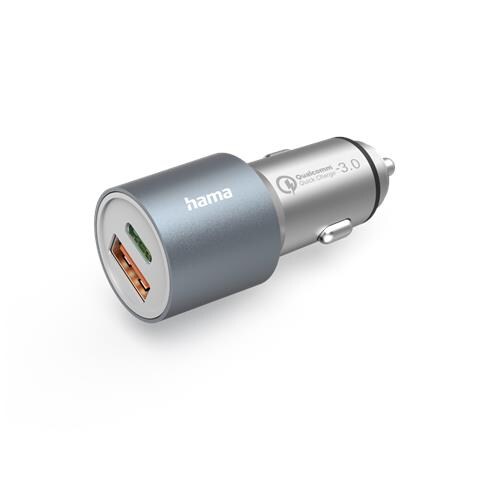 00201639 Caricabatterie per dispositivi mobili Smartphone, Tablet Argento Accendisigari Ricarica rapida Auto - Foto 1