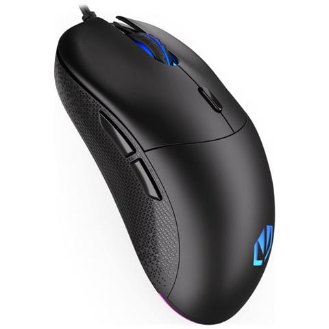 GEM mouse Gaming Ambidestro USB tipo-C Ottico 8000 DPI - Foto 1