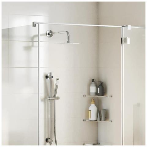 Testa Doccia A Pioggia In Acciaio Inox 304 20x20 Cm Quadrata - Foto 1