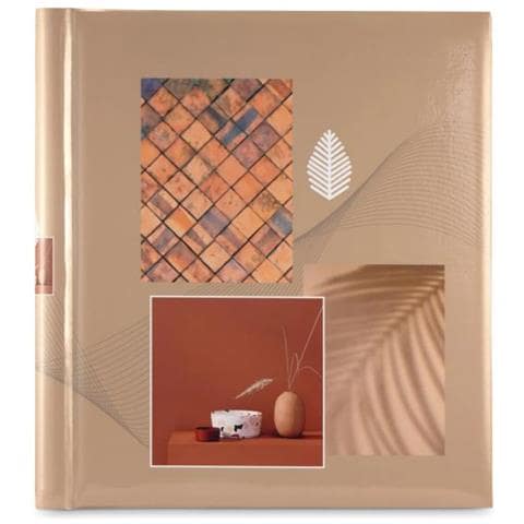 Singo Ii Album Fotografico E Portalistino Marrone 40 Fogli 10 X 15 Rilegatura A Spirale - Foto 1