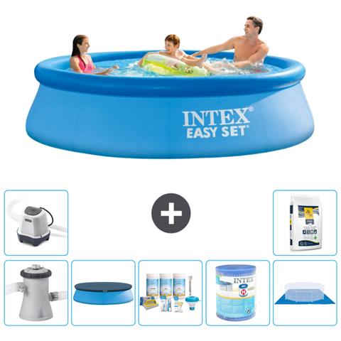 Piscina Fuori Terra - In Giro - 305x76 Cm - Blu - Include Accessori Coordinati A928 - Foto 1