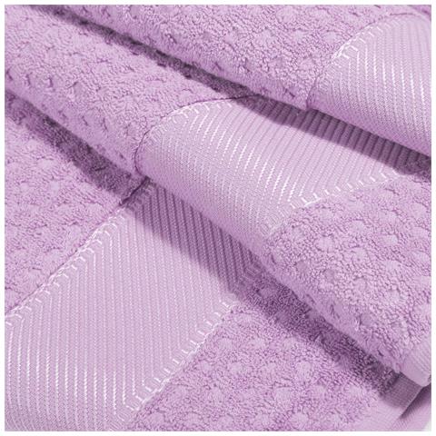 Telo Bagno Spugnissima Sirena In Cotone Colore Viola Misura Standard - Foto 3