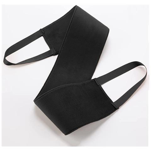 Guanto Abbronzante Nero - Velluto Double-face Con Cinturino Posteriore - Foto 2