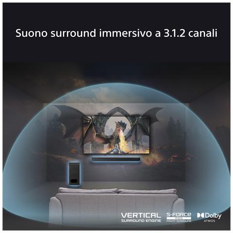 HT-B600 Nero 3.1.2 canali 350 W - Foto 16