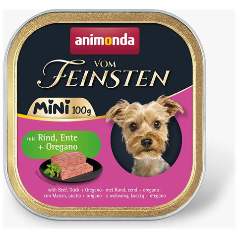 animonda Vom Feinsten 4017721823616, Adulto, Tutte le razze, Manzo, Anatra, Origano, 100 g, Senza zucchero, Non contiene soia - Foto 1