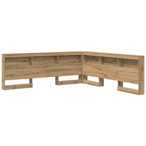 Testata contenitore rovere artigianale 200 cm Legno multistrato - Foto 1