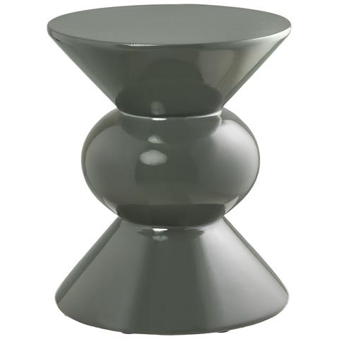 Tavolino Rosolina - Verde - Fibra Di Vetro - 34x34x41 Cm - Foto 1