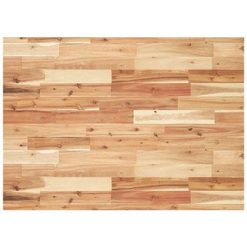 Piano Tavolo Rettangolare 120x70x4cm Legno Massello di Acacia - Foto 1