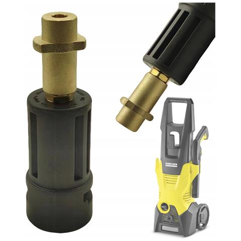 Adattatore Bayonet Per Idropulitrice Compatibile Con Kärcher K - Ottone, 160 Bar, 60°c | Facile Installazione, Alta Durata, Migliora Efficienza - Foto 1