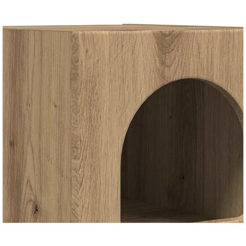 Comodino 2 pcs Rovere artigianale 29,5 x 33,5 x 50 cm - Foto 9