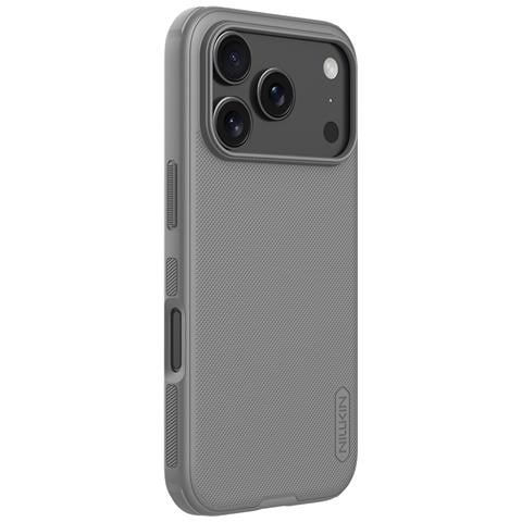Cover per iPhone 17 Pro Max - TPU+PC, Grigio - Foto 1