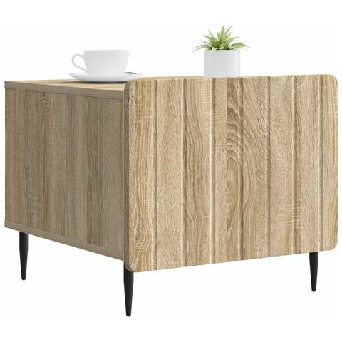 Tavolino da salotto con cassetto Rovere Sonoma 49 x 50 x 42 cm - Foto 2
