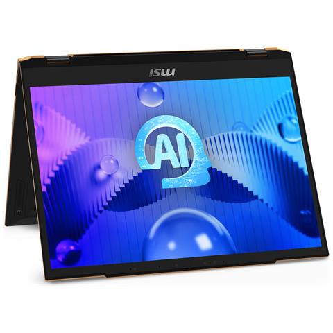 Summit E13 AI Evo A1MTG-002UK Intel Core Ultra 7 155H Ibrido (2 in 1) 33,8 cm (13.3") Touch screen Full HD+ 32 GB LPDDR5-SDRAM 1 TB SSD Wi-Fi 7 (802.11be) Windows 11 Pro Nero - Foto 2