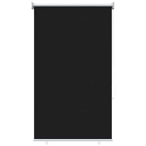 Tenda a Rullo Esterno Blocco UV 90% Nero 80 x 230 cm HDPE - Foto 1