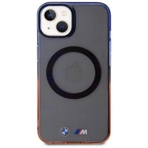Custodia Bmw Bmhmp14shtge Per Iphone 14 6.1 Grigia /grigia, Custodia Gradient Bumper Magsafe - Foto 1